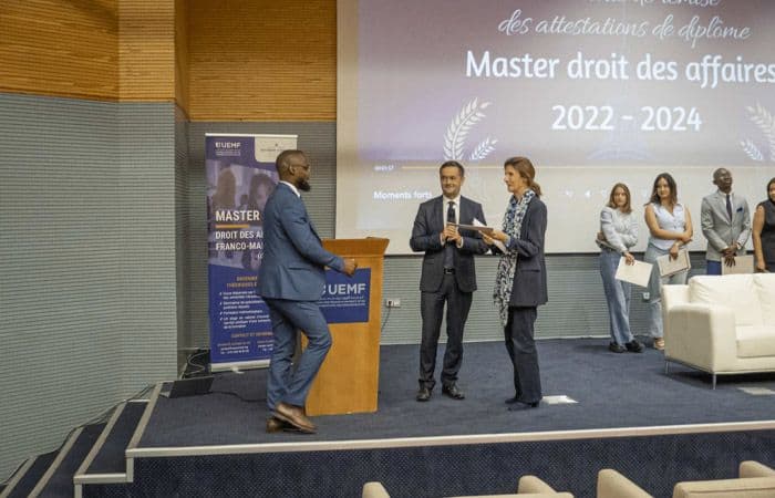 Cérémonie de Remise de Diplômes de la 1ère Promotion du Master Sorbonne-UEMF