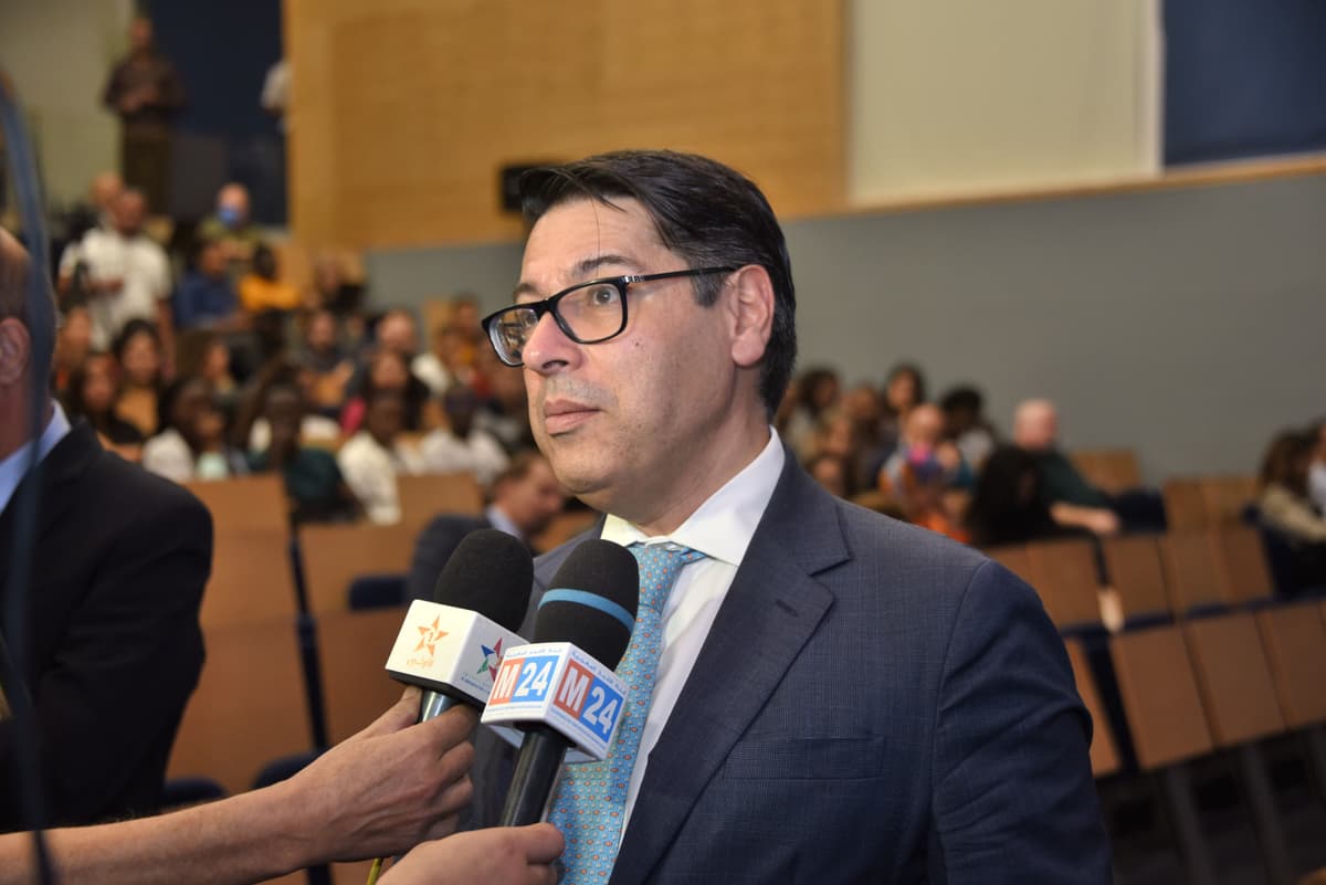 Visite du Vice-Président de la BEI M.Mourinho Félix à l'UEMF pour un échange avec les étudiants autour du climat