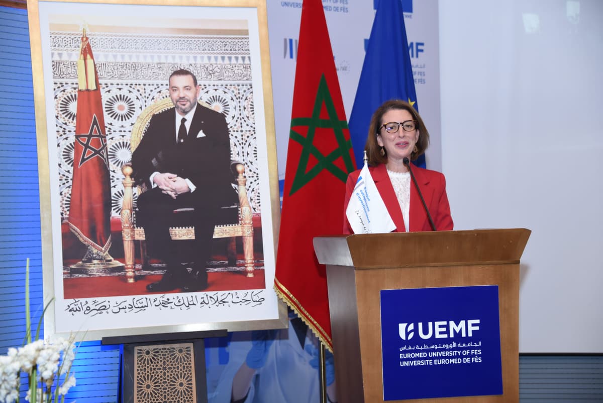 Visite du Vice-Président de la BEI M.Mourinho Félix à l'UEMF pour un échange avec les étudiants autour du climat