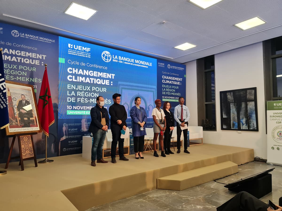 l'UEMF et la Banque Mondiale co-organisent une conférence sur les changements climatiques : enjeux pour la région de Fès-Meknès