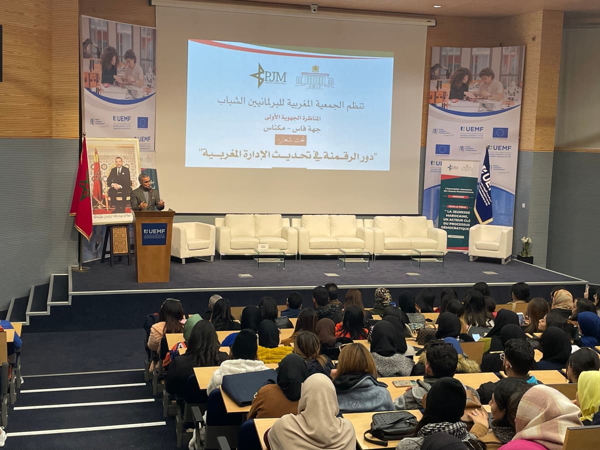 UEMF hosts the Moroccan Association of Young Parliamentarians as part of their regional meetings