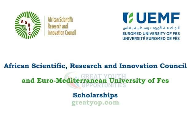ASRIC-UEMF Scholarships for African Students are now open for applications.