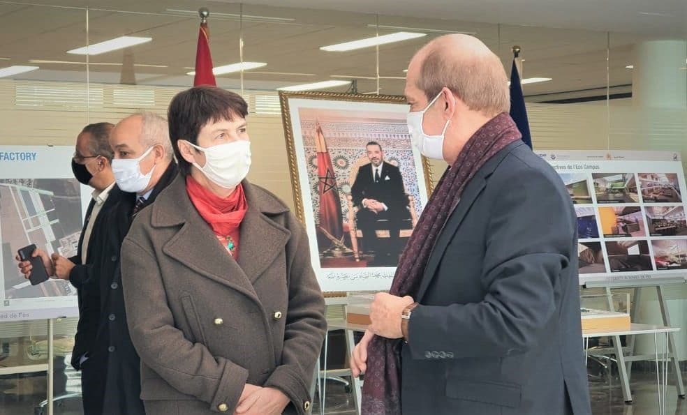 Mme Véronique Dan, Consule Générale de France à Fès, en visite à l'UEMF