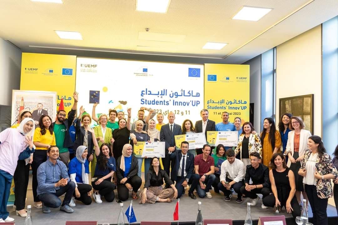 Retour en images sur le Hackathon de l’innovation « Students’ Innov’Up » organisé par l’Union européenne, la Banque européenne d’investissement et l’Université Euromed de Fès