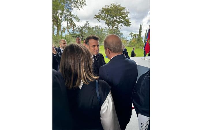 Meeting between the President of Euromed University of Fes and the President of the French Republic