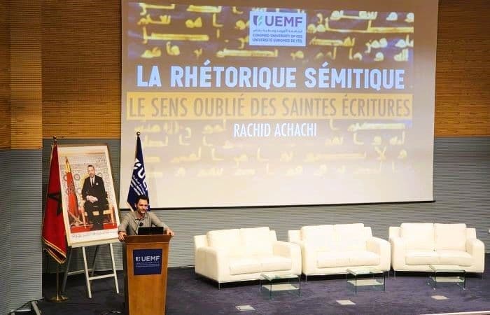 La rhétorique sémitique : thématique de la conférence de Dr. Achachi Rachid