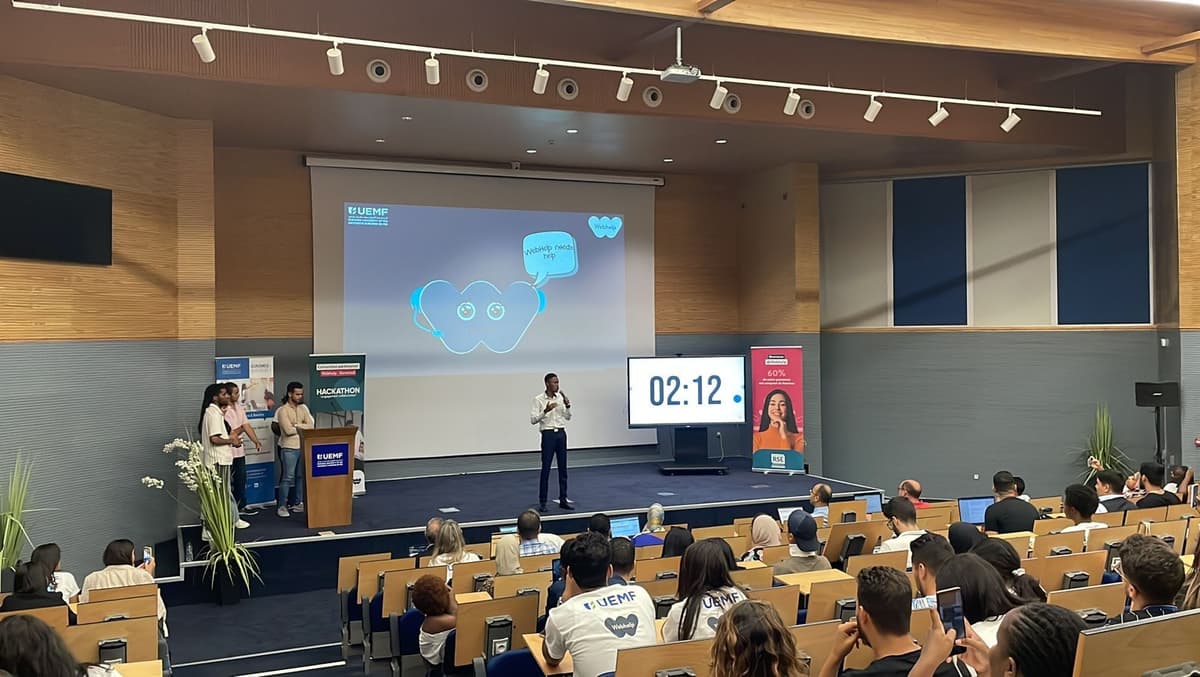 Hackathon Webhelp Maroc et UEMF : des projets et des concepts innovants à la grande finale