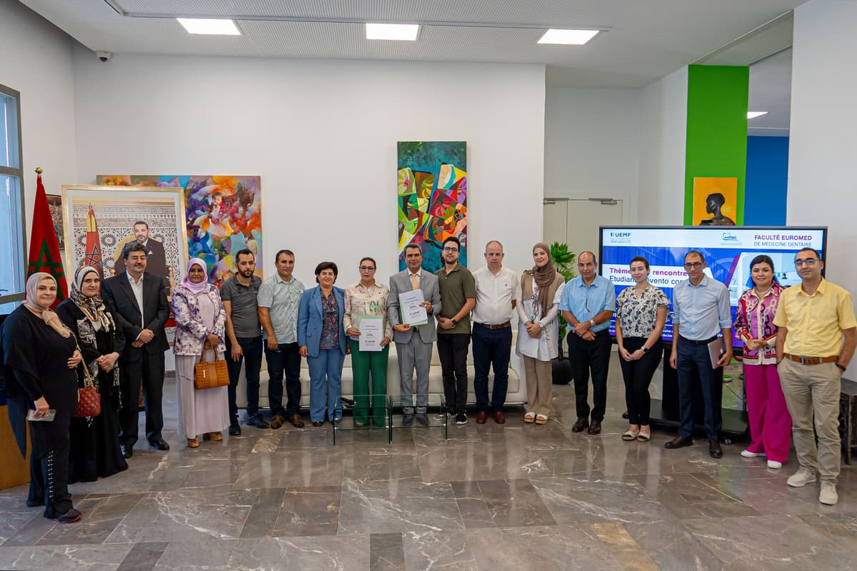 Faculté Euromed de Médecine Dentaire et l’AMPBD : Rencontre au profit des étudiants de la Médecine Dentaire