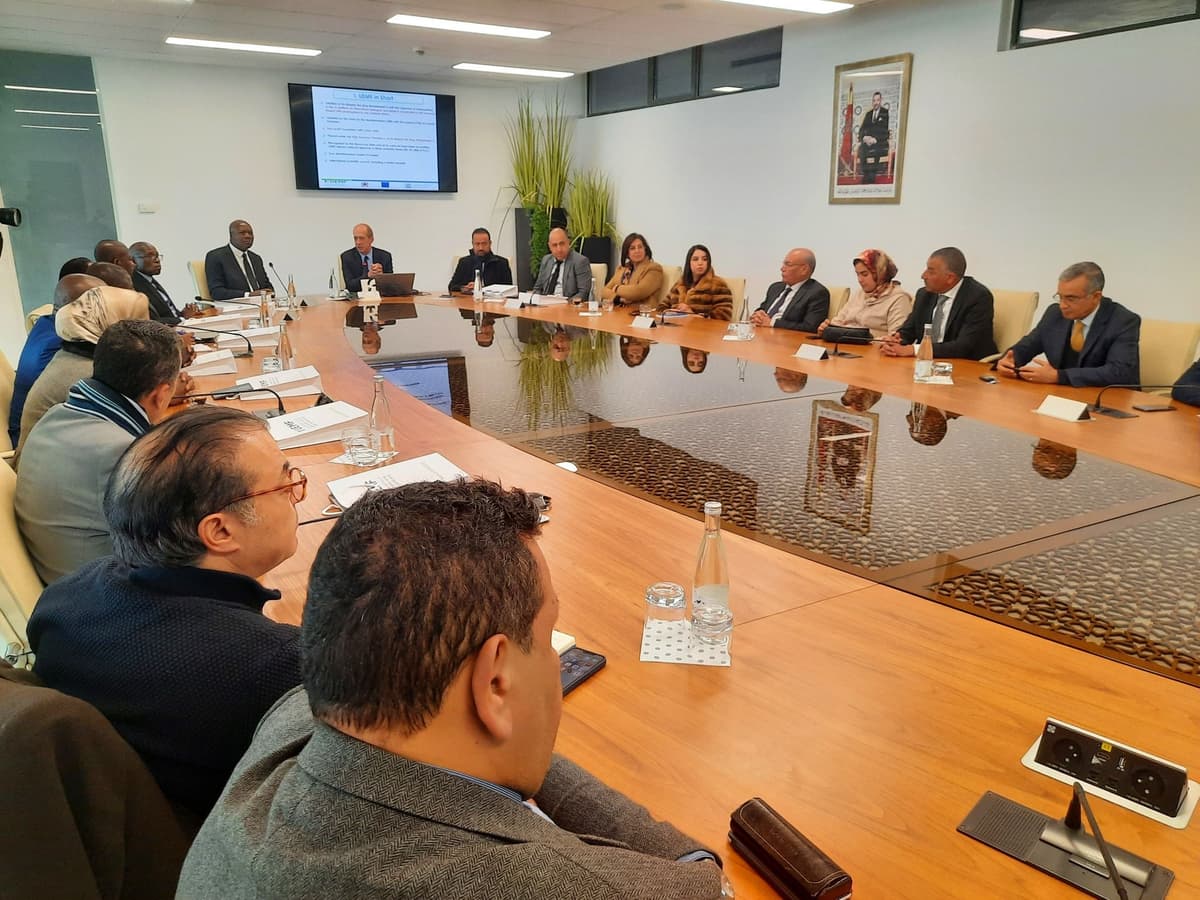 Visite de courtoisie de Dr Abdallah Albert Toikeusse MABRI, Président de la Région du Tonkpi en Côte d'Ivoire