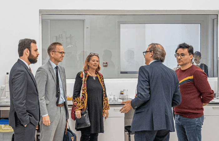 Visite de l'Ambassadeur Suédois S.E Jörgen Karlsson à l'Université Euromed de Fès
