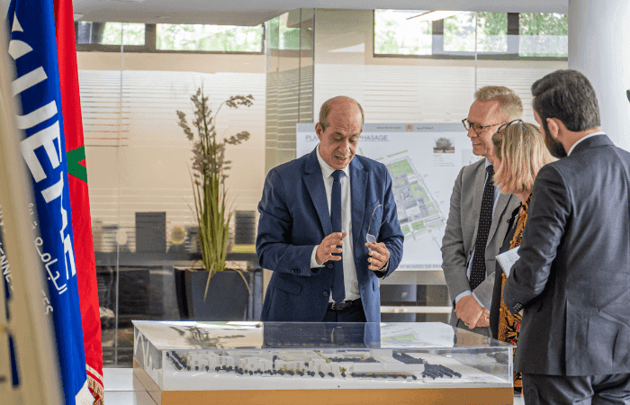 Visite de l'Ambassadeur Suédois S.E Jörgen Karlsson à l'Université Euromed de Fès