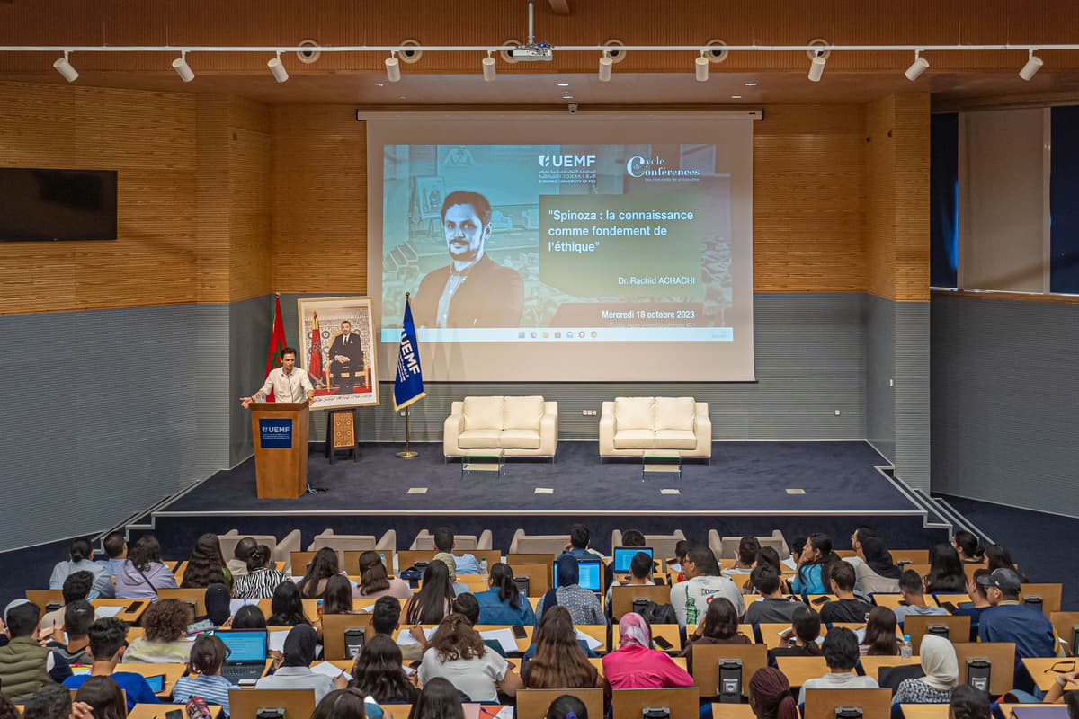 Conférence du Dr. Rachid ACHACHI : "Spinoza : la connaissance comme fondement de l'éthique"