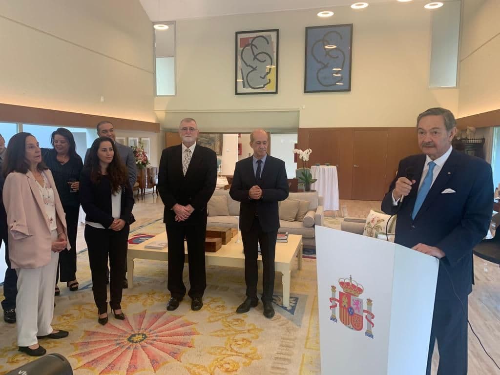 Prof. Mostapha Bousmina decorated with the Cross of Commander of the Order of the Civil Merit of Spain