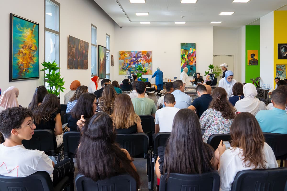 The wave of solidarity is being organized at the Université Euromed de Fès following the earthquake that struck our country.