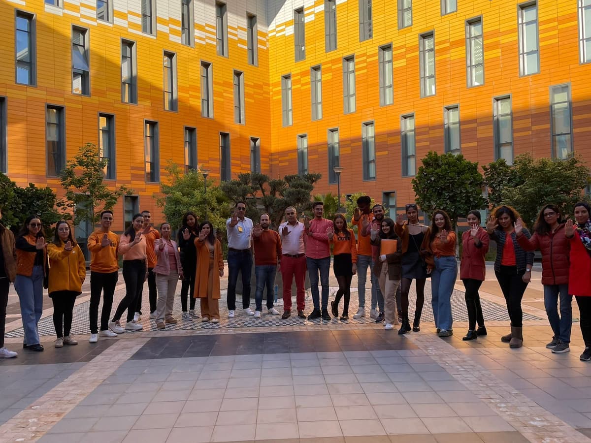 Orange Day : les étudiants et personnel de l'Euromed Business School condamnent les violences faites aux femmes