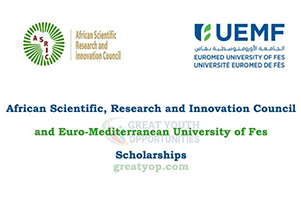 ASRIC-UEMF scholarships for African students are now open for applications