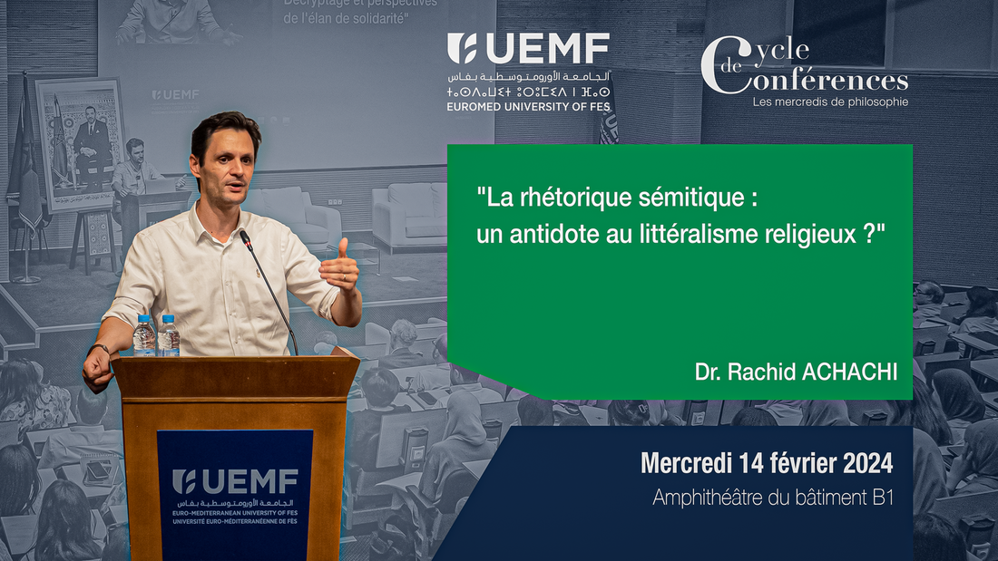 Retórica semítica: tema de la conferencia del Dr. Achachi Rachid