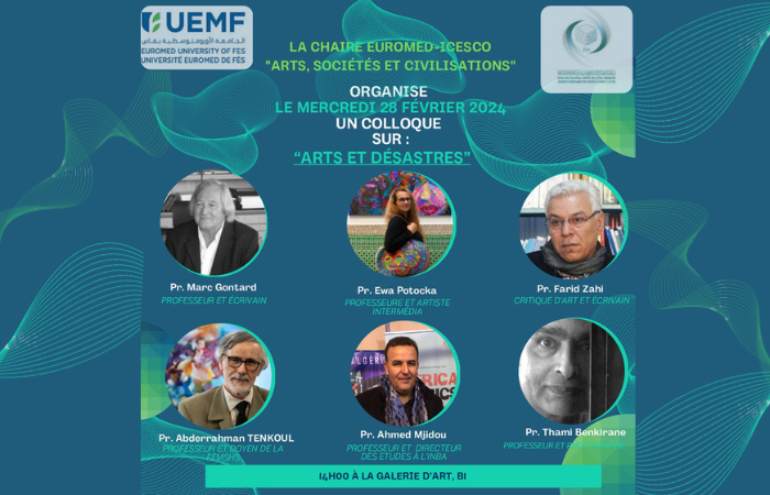 The EUROMED-ICESCO chair explores the impact of art during the “Art and Disasters” conference